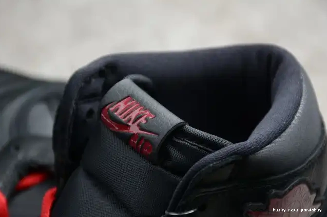 Rep Husky Air OG Jordan Retro Satin 1 High 555088-060 Black 0505